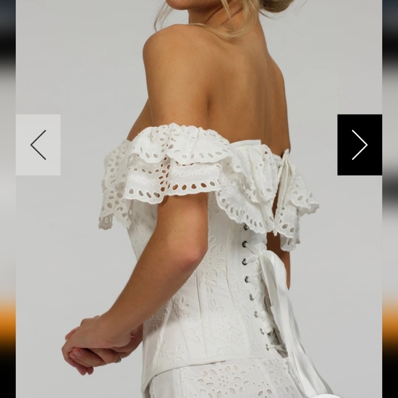 Corset story, 28", white - Picture 5 of 10